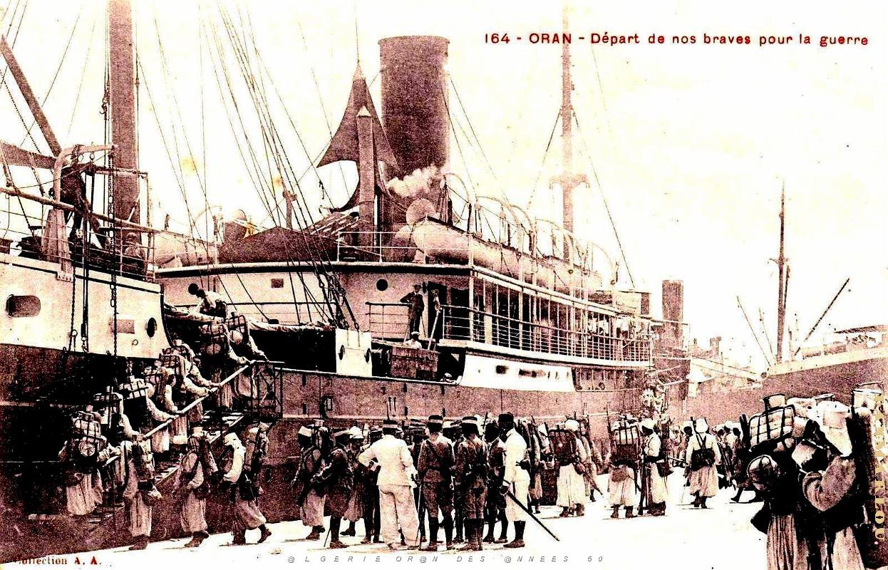 2707- Oran - Depart de nos Braves pour la guerre.jpg